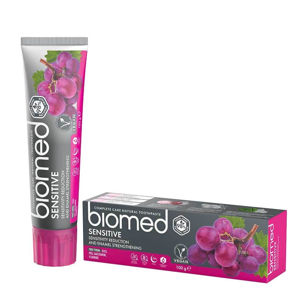 Biomed Sensitive Tandkräm Hydroxiapatit 100g