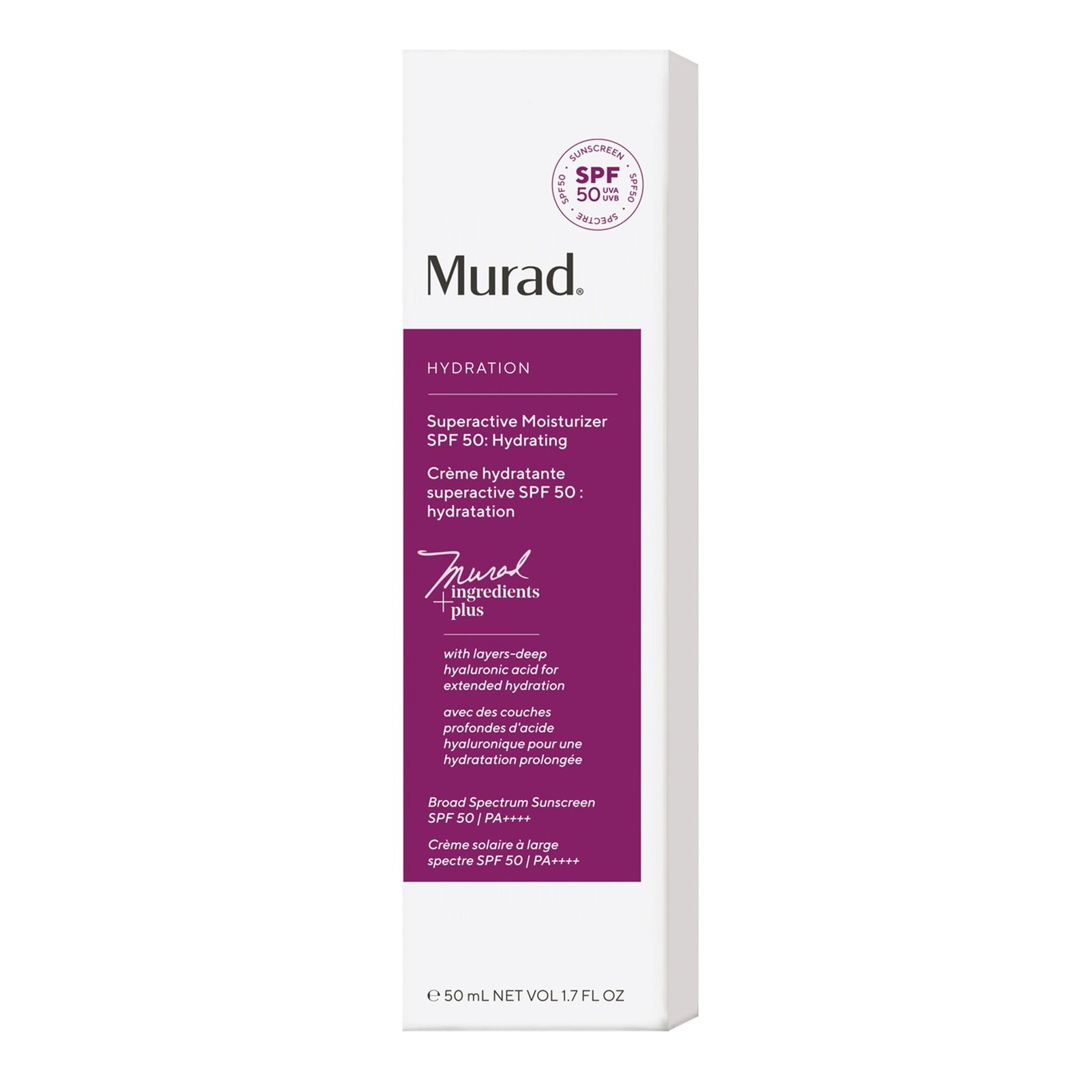 Murad Superactive SPF 50 Moisturizer Hydrating 50 ml