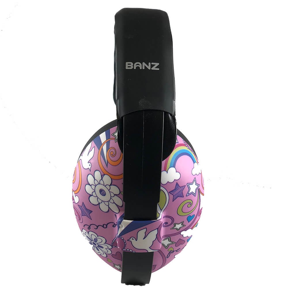 BANZ Hörselskydd Baby Peace Pink 0-3 år