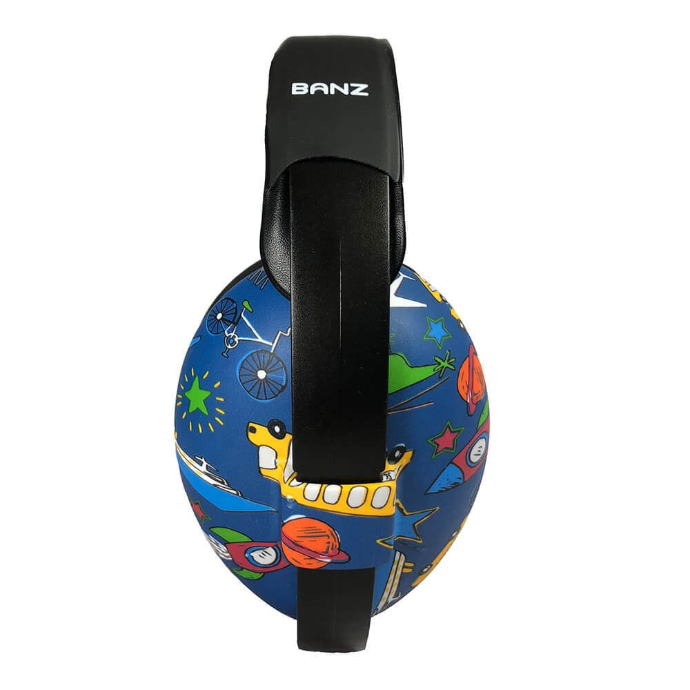 BANZ Hörselskydd Baby Transport Blue 0-3 år