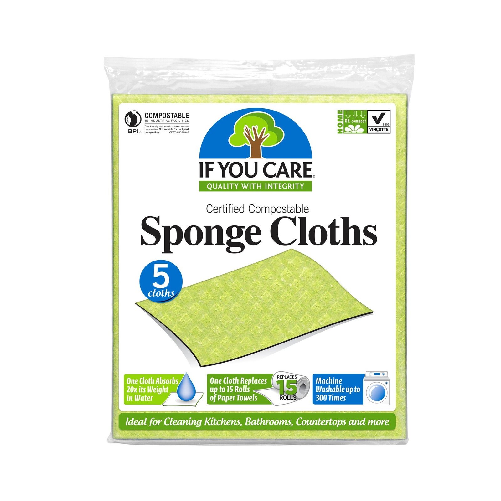 If You Care Komposterbar Disktrasa 5 st