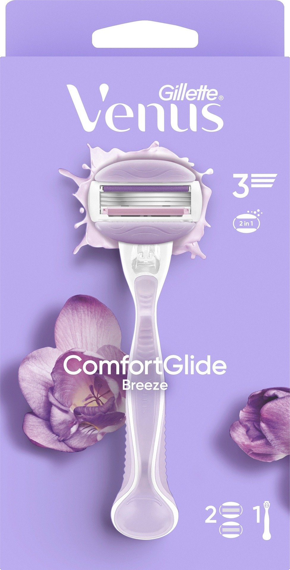 Gillette Venus ComfortGlide Breeze Rakhyvel & 2 st rakblad