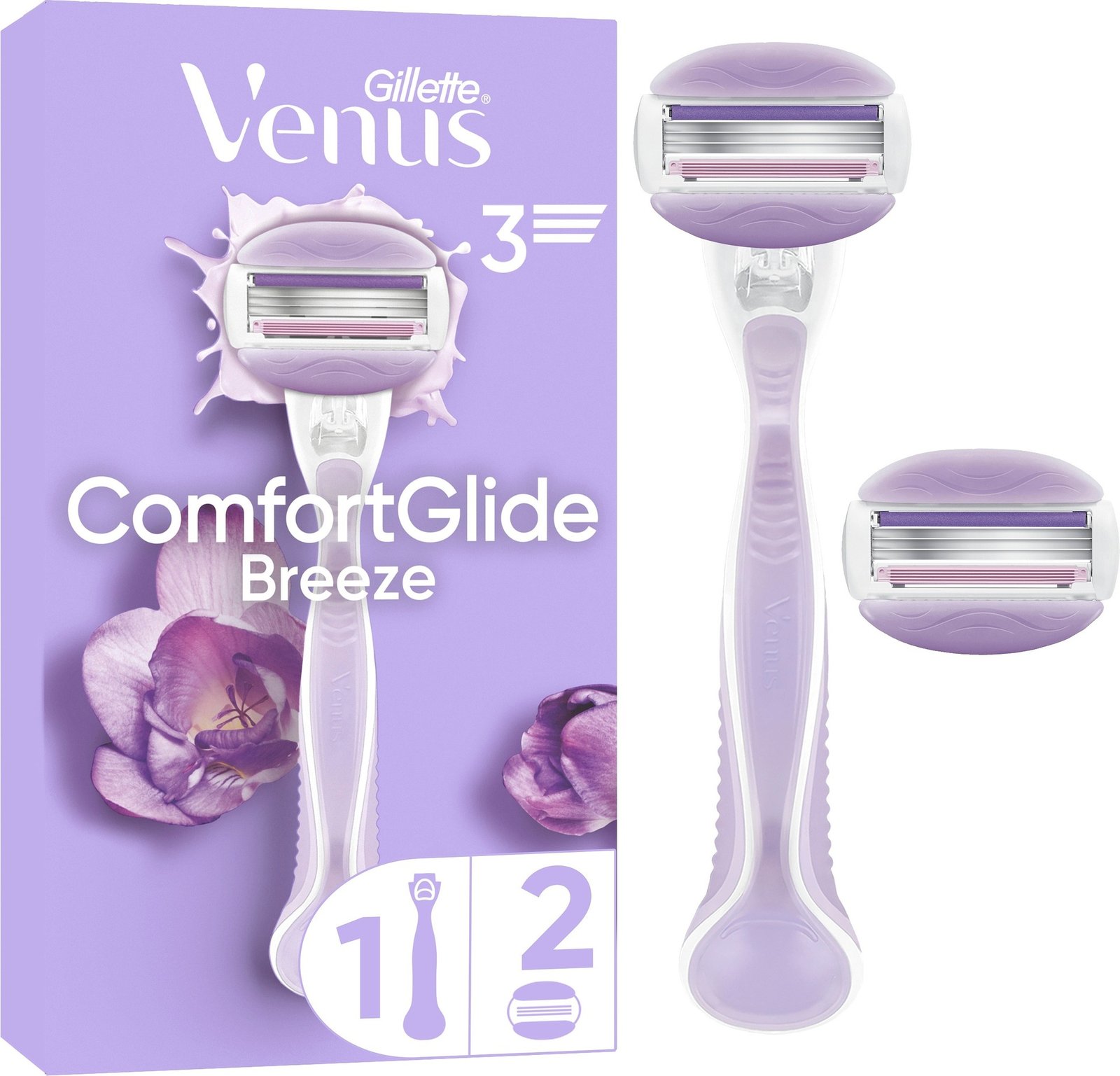 Gillette Venus ComfortGlide Breeze Rakhyvel & 2 st rakblad
