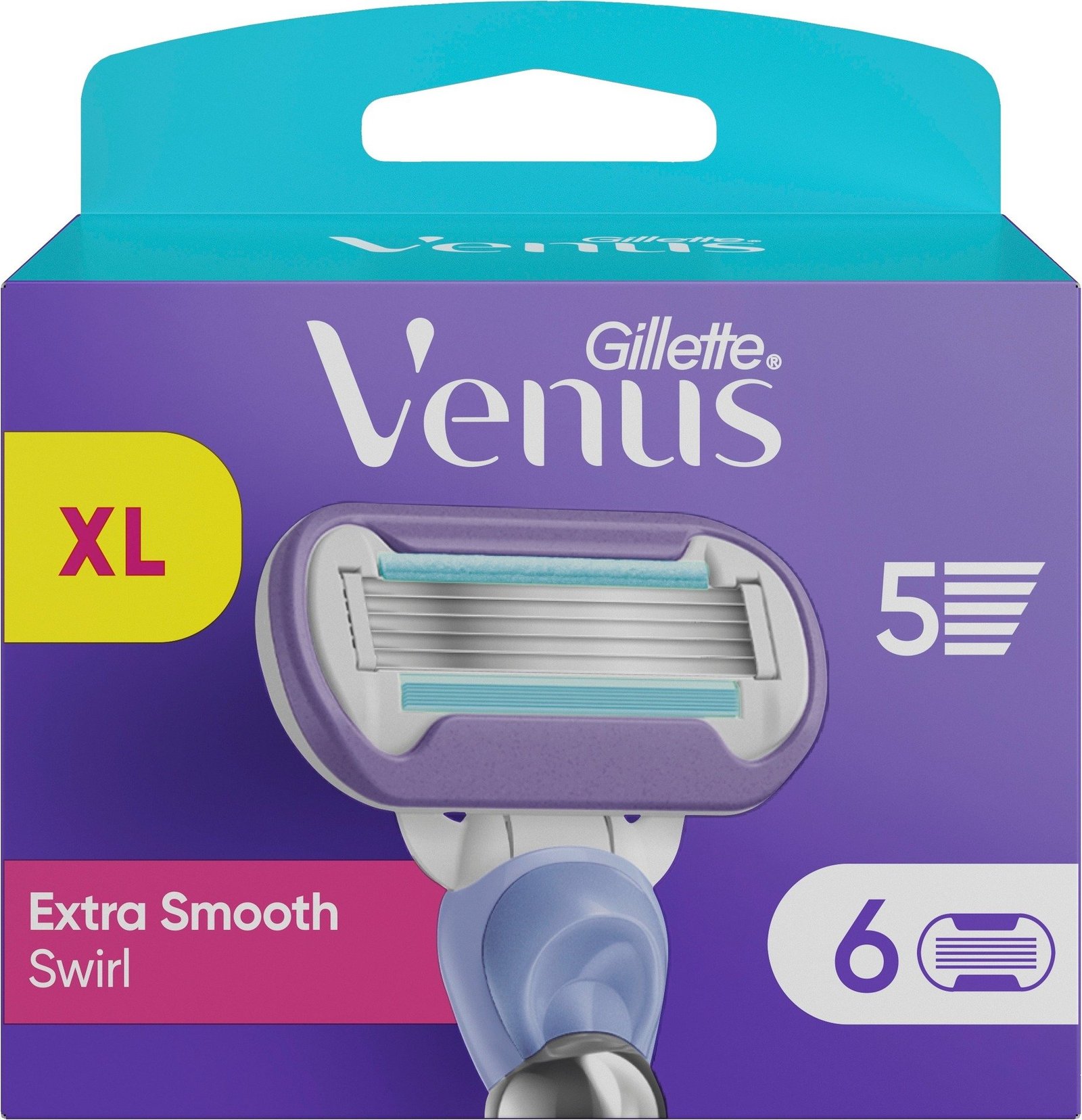 Gillette Venus Extra Smooth Swirl Rakblad 6 st