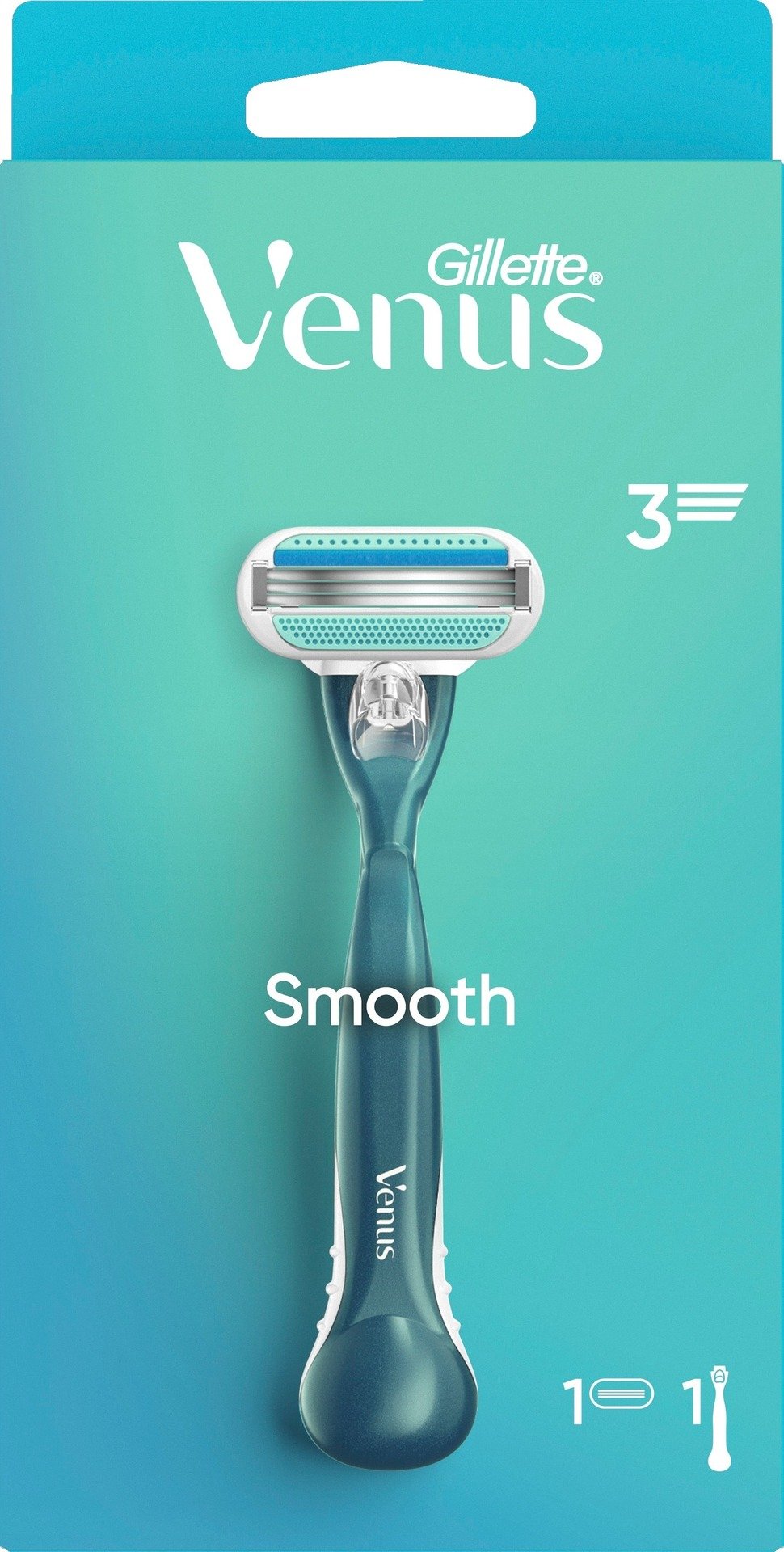 Gillette Venus Smooth Rakhyvel & 1 st rakblad