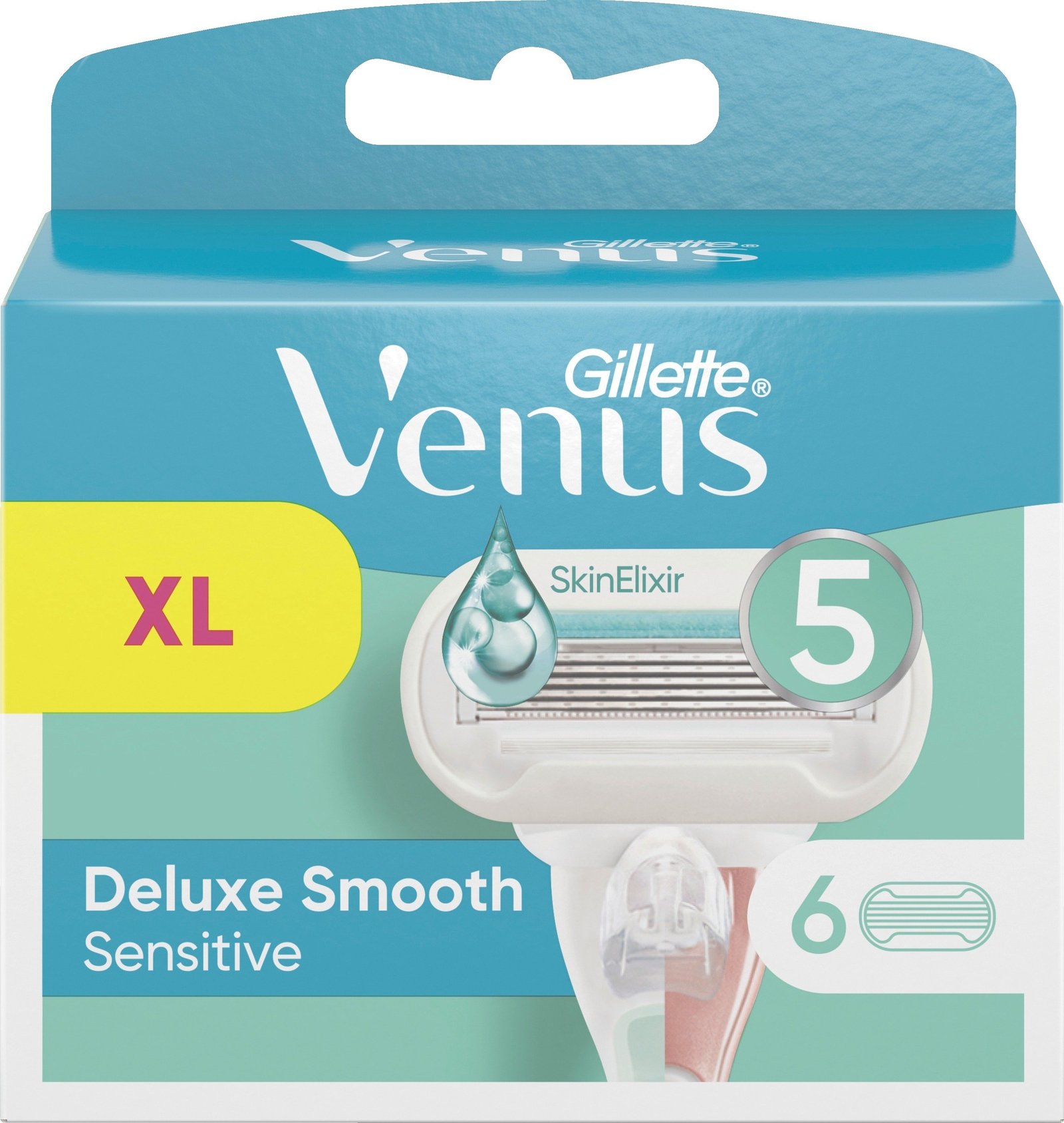 Gillette Venus Pro Smooth Sensitive Rakblad 6 st