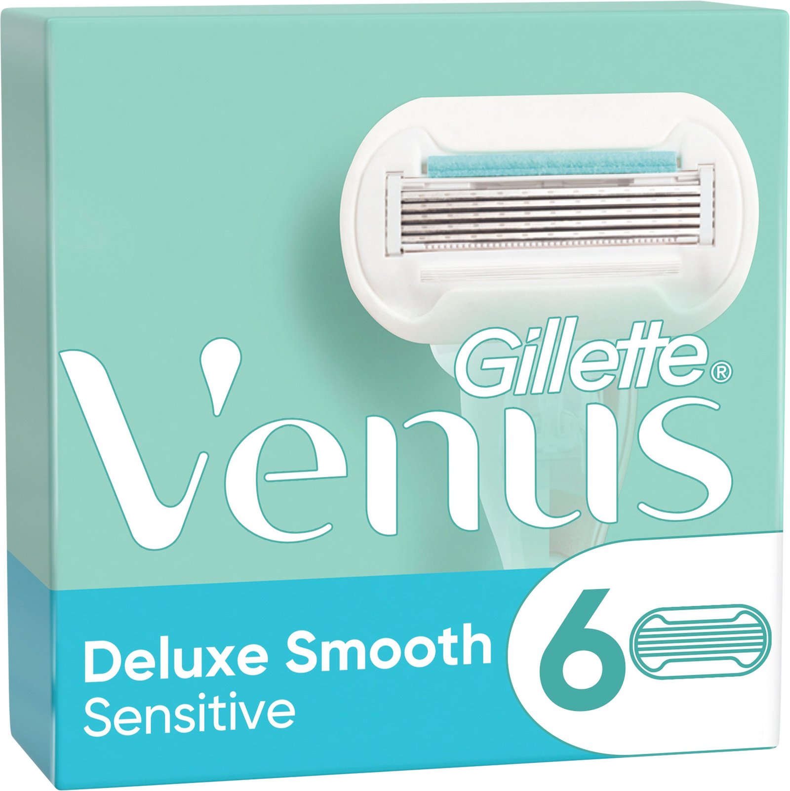 Gillette Venus Pro Smooth Sensitive Rakblad 6 st