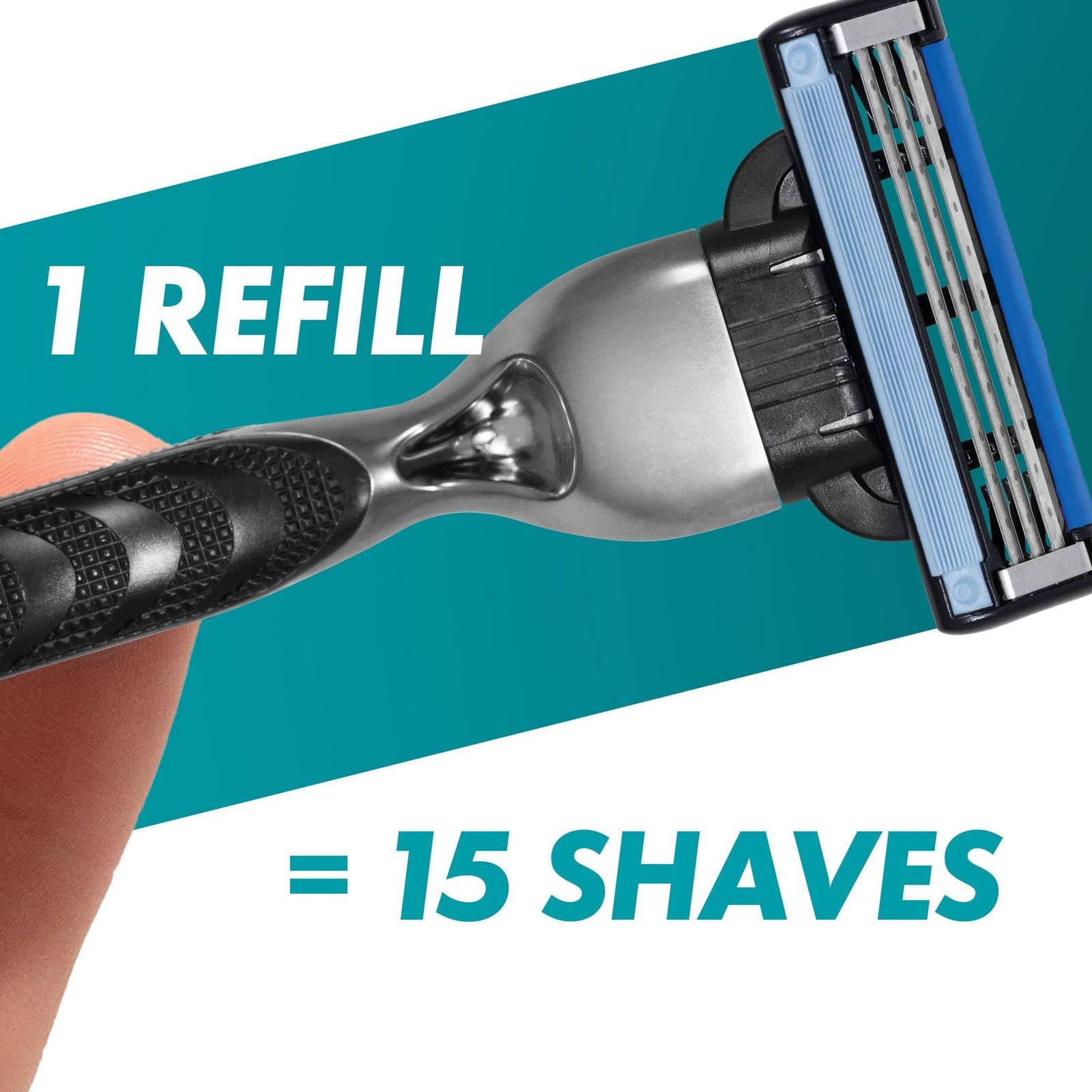 Gillette Mach3 Rakblad för män 12 st