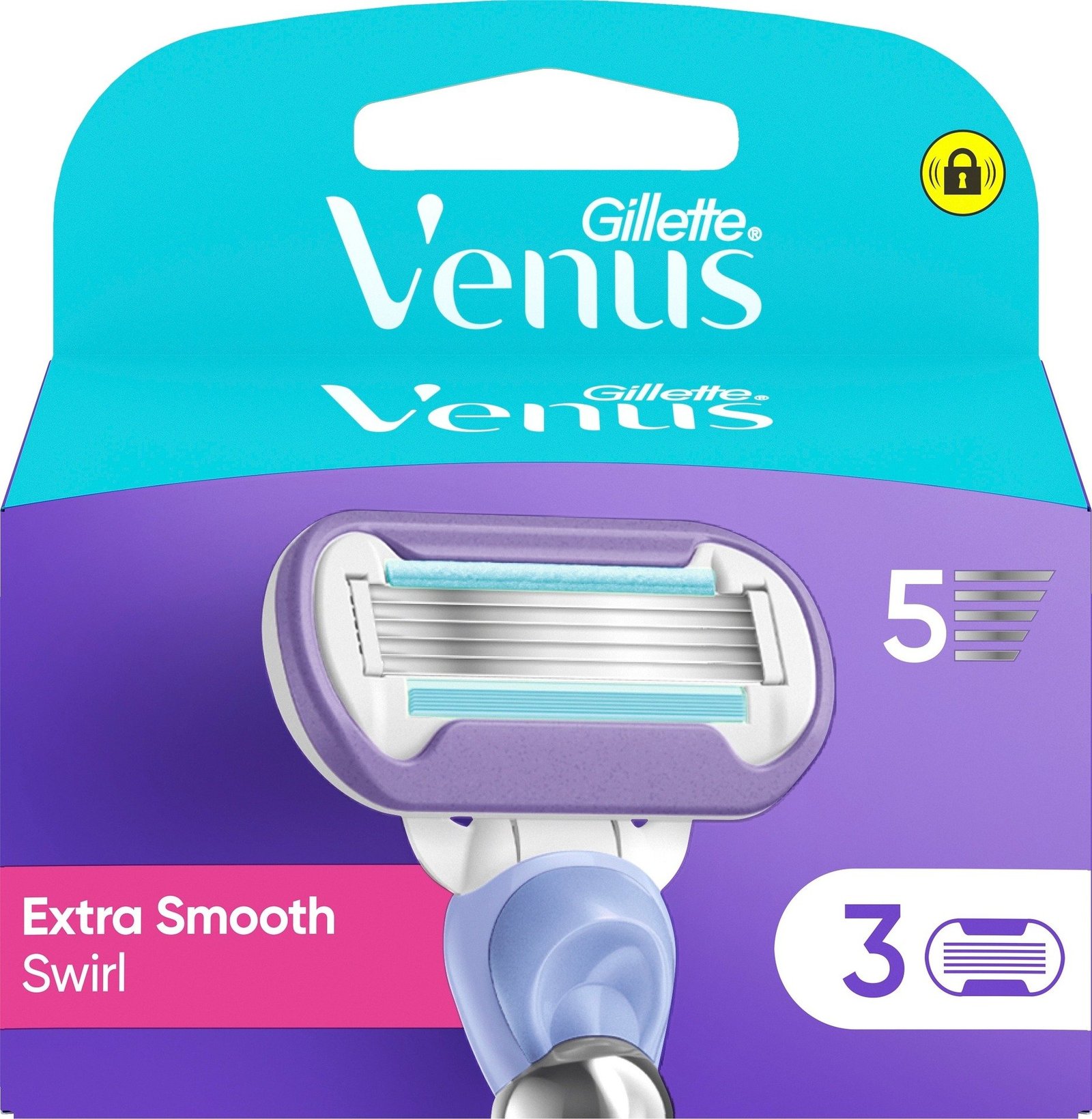 Gillette Venus Extra Smooth Swirl Rakblad 3 st