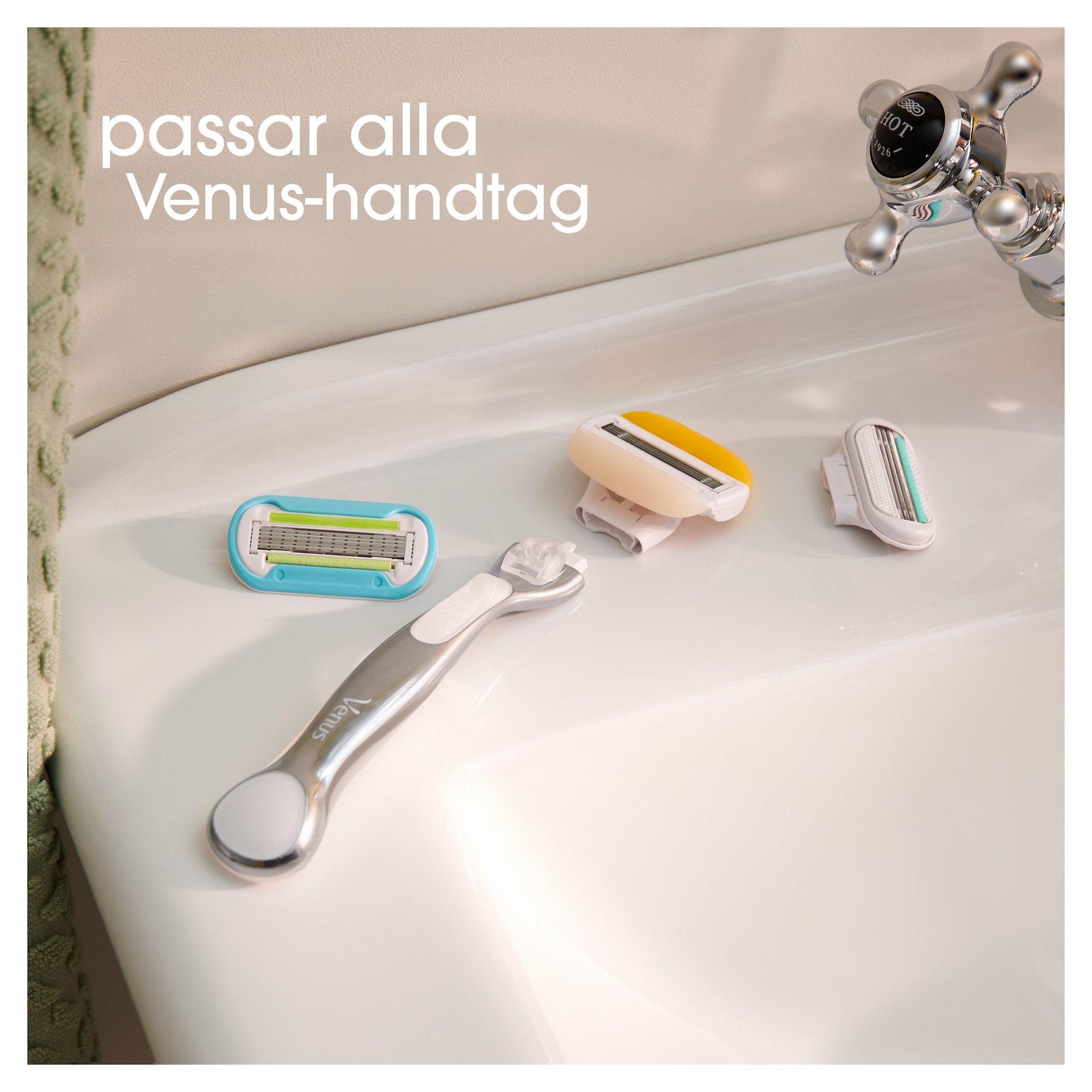 Gillette Venus Pro ComfortGlide Coconut & Olay Rakhyvel med 1 st rakblad & duschhållare