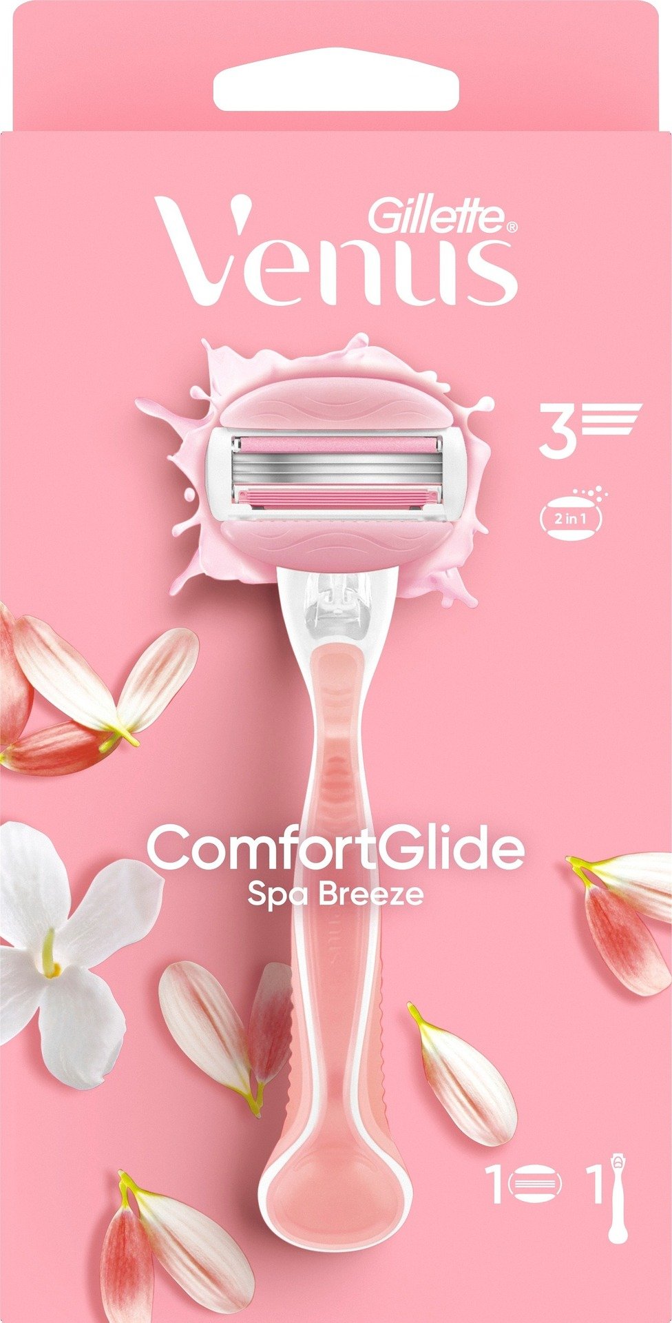 Gillette Venus ComfortGlide Spa Breeze Rakhyvel & 1 st rakblad