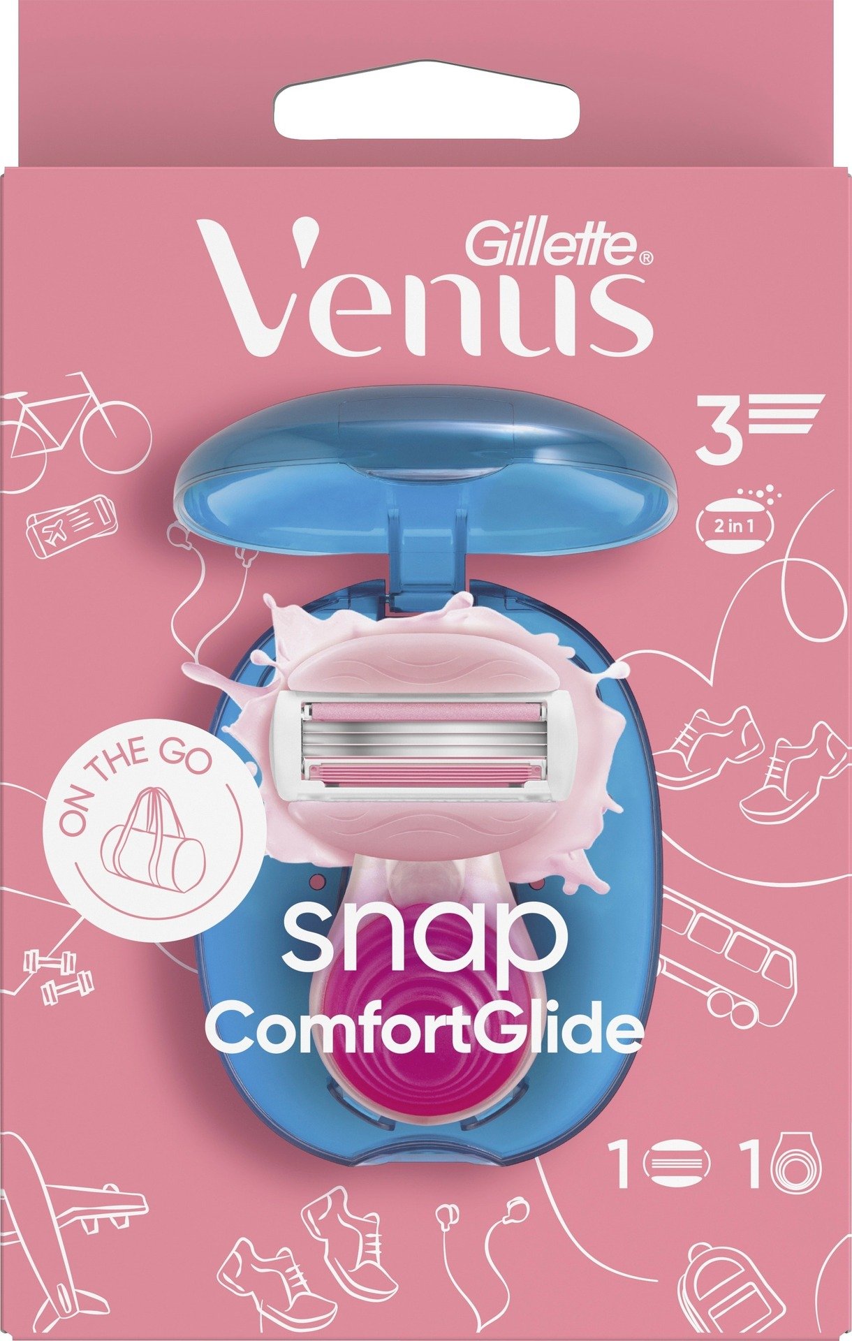 Gillette Venus Comfortglide Snap Rakhyvel för kvinnor