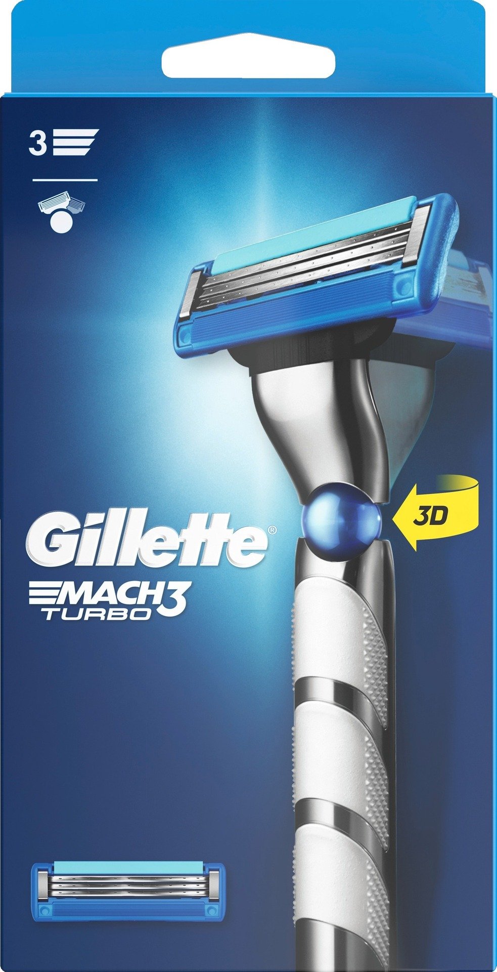 Gillette Mach3 Turbo Rakhyvel Män 1 st