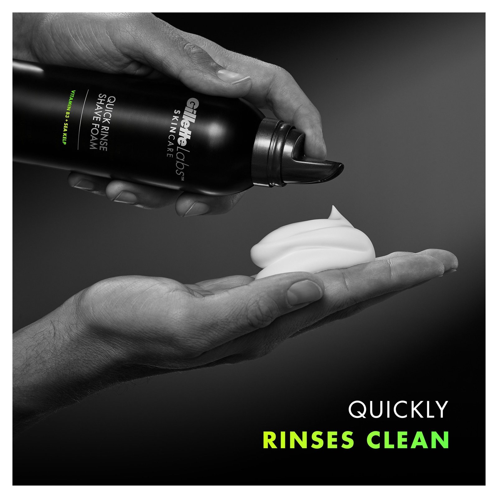 Gillette Labs Quick Rinse Raklödder 240ml