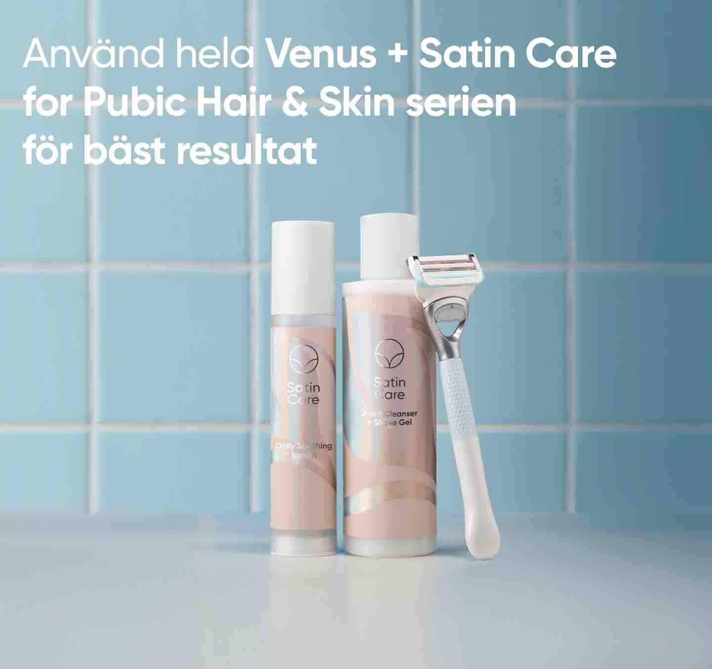 Gillette Venus Satin Care Cleanser & Shave Gel för intimområdet 190ml