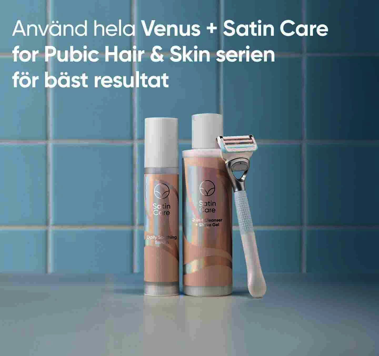 Gillette Venus Satin Care Cleanser & Shave Gel för intimområdet 190ml