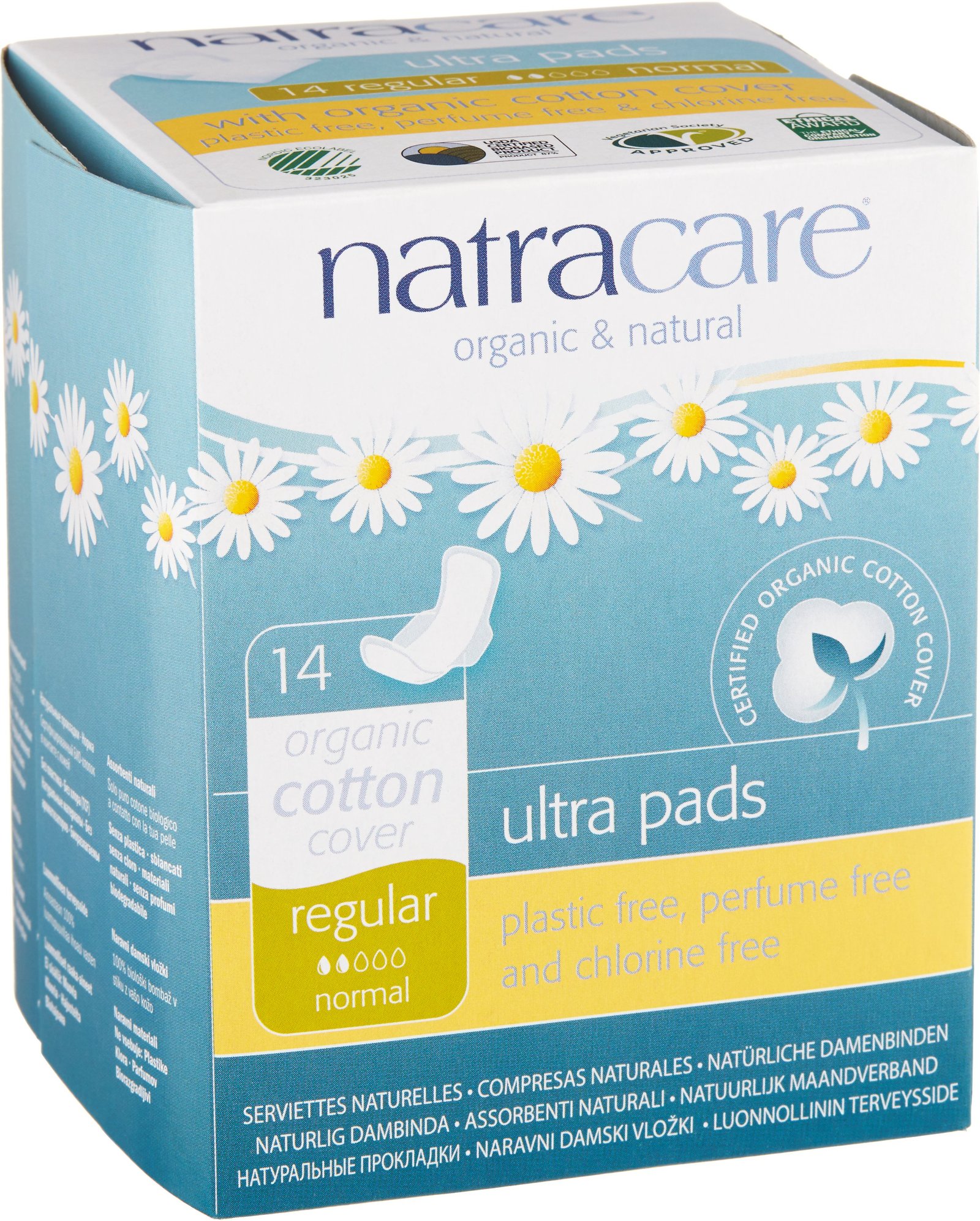 Natracare Binda Ultra Normal med vingar 14 st