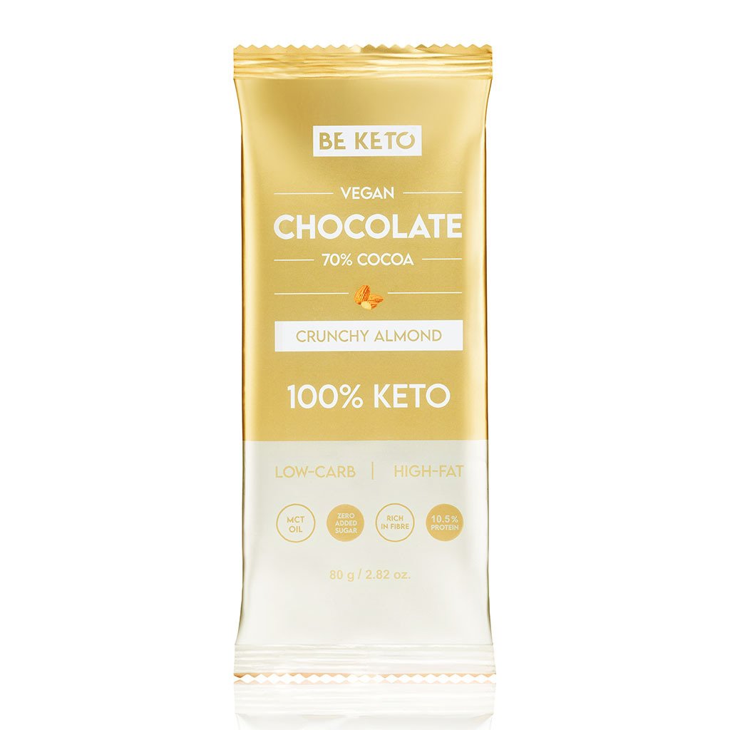 BeKeto Chocolate Crunchy Almond 80 g