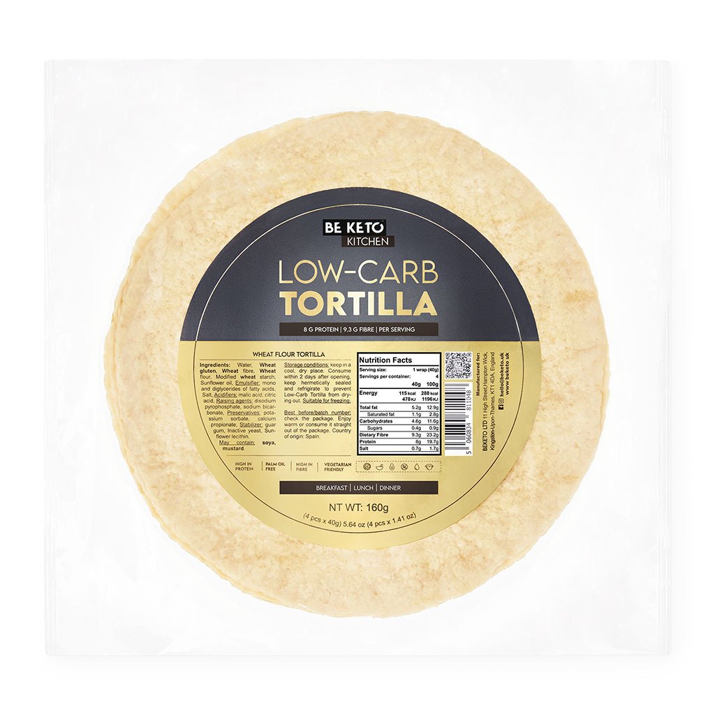 BeKeto Low Carb Tortilla 160 g