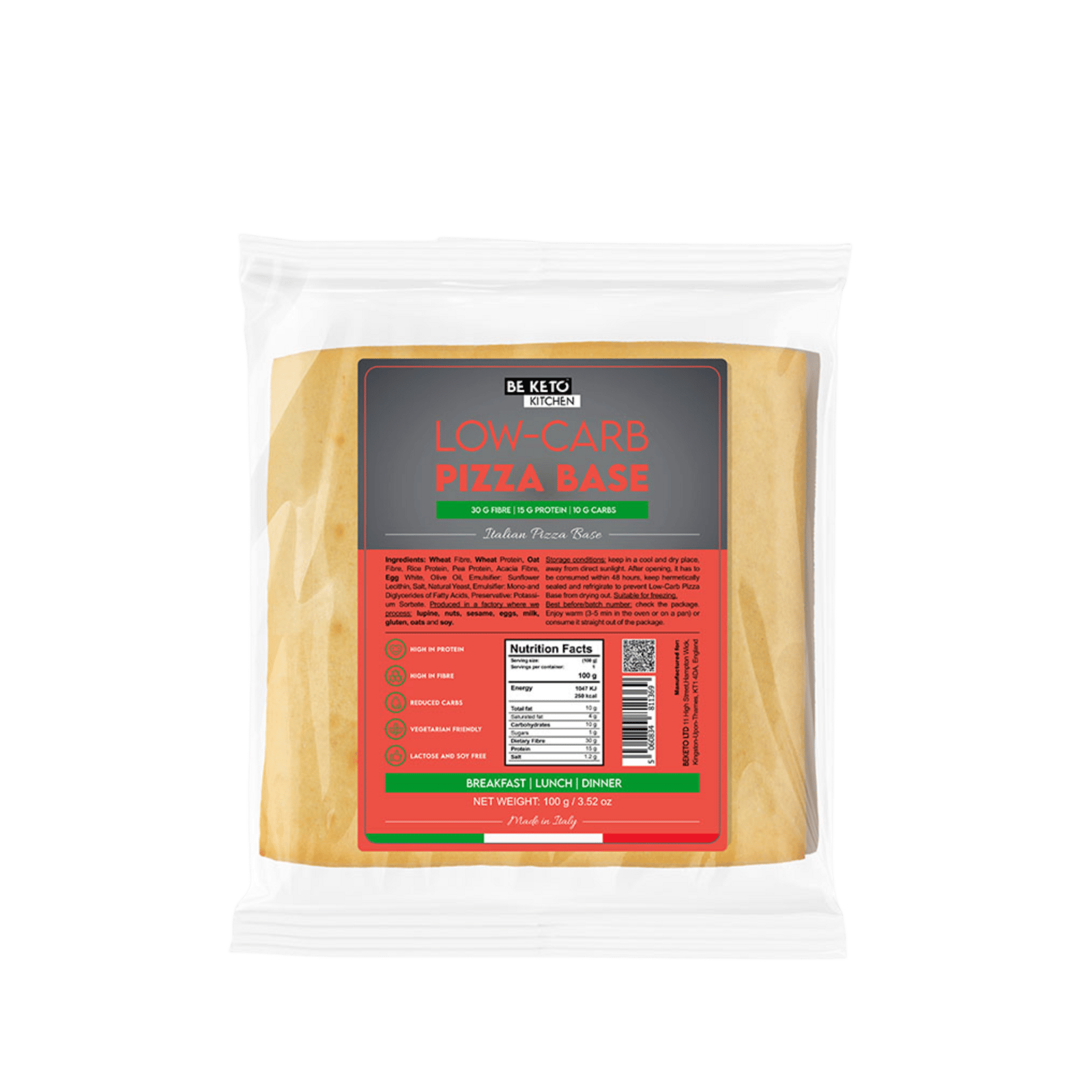 BeKeto Italian Pizza Base 100 g