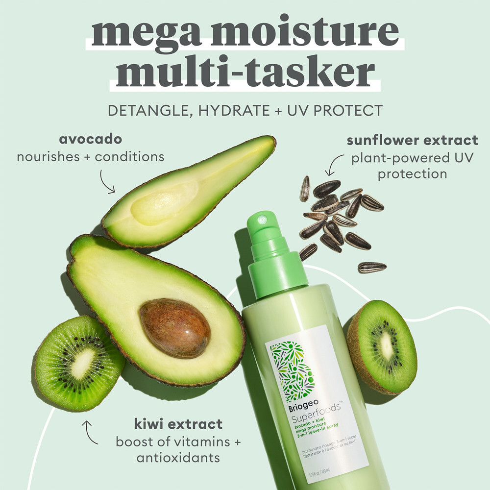 Briogeo Superfoods™ Mega Moisture 3-in-1 Leave-In Spray 170 ml