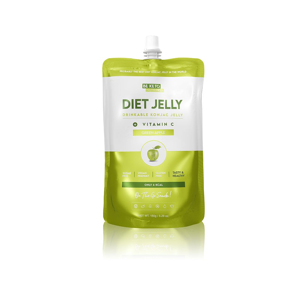 BeKeto Diet Jelly Konjac Green Apple 150 g