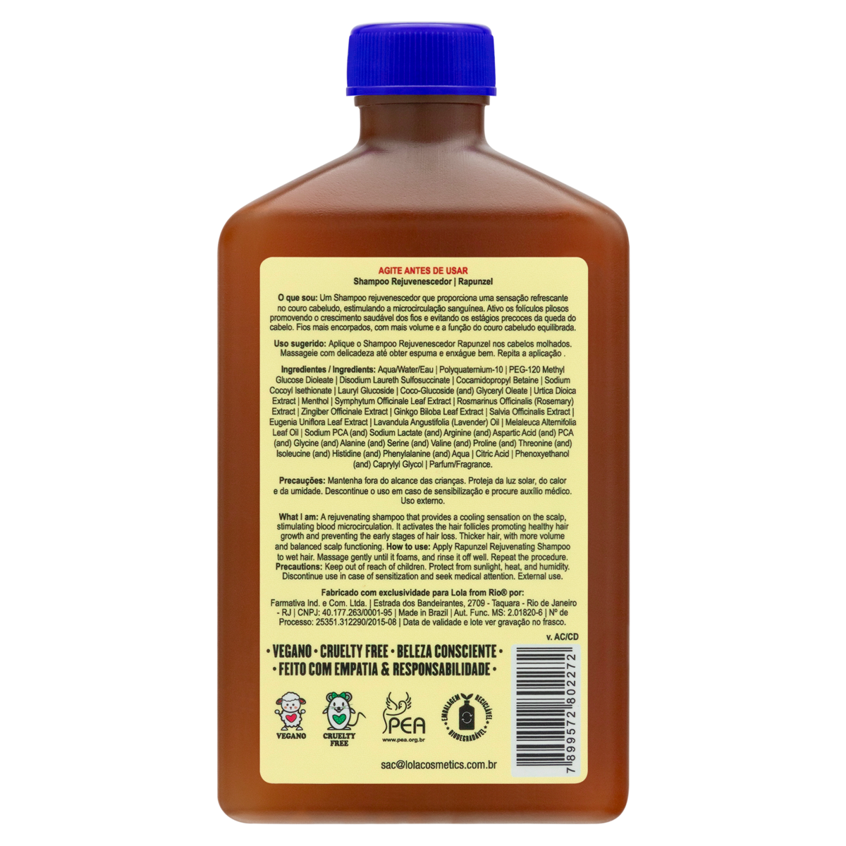 Lola from Rio Rapunzel Rejuvenating Shampoo 250 ml