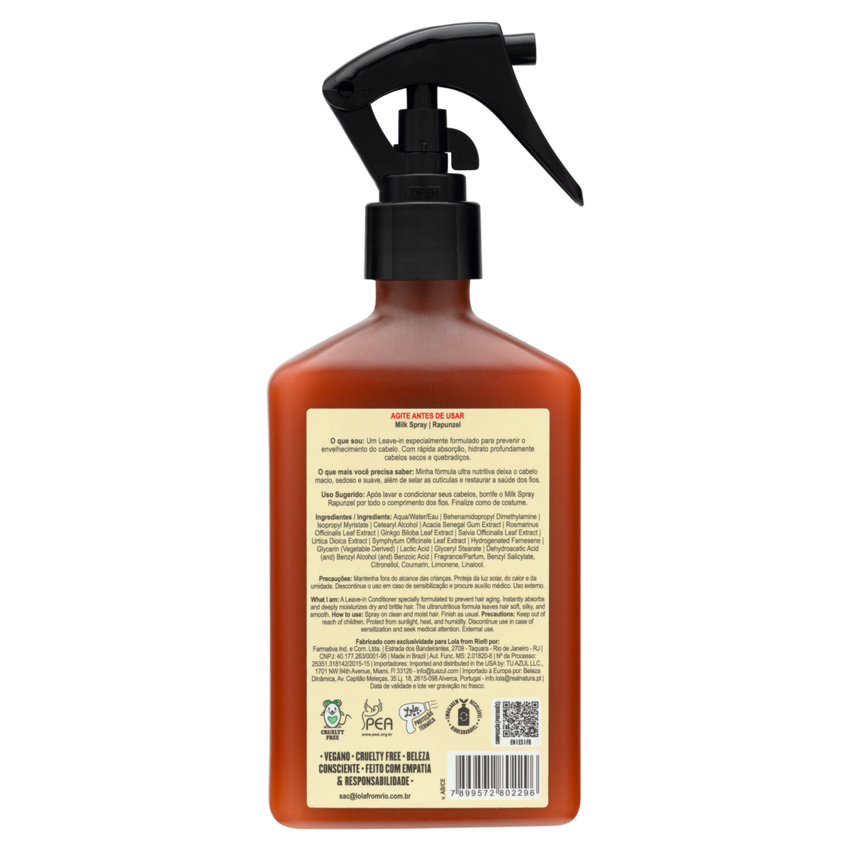 Lola from Rio Rapunzel Milk Leave-In Spray 250 ml