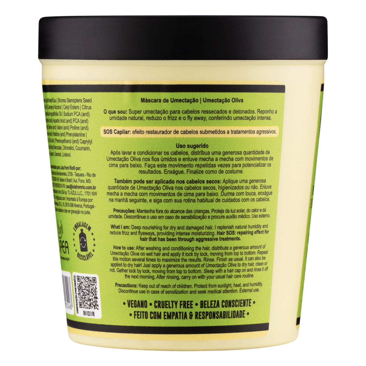 Lola from Rio Umectação Nourishing Mask 200 g