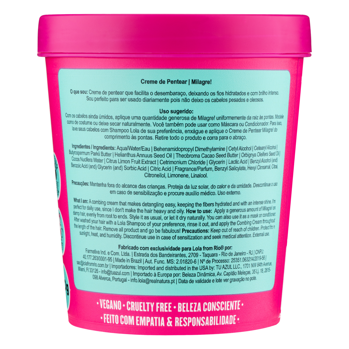 Lola from Rio Milagre Styling Cream 450 g