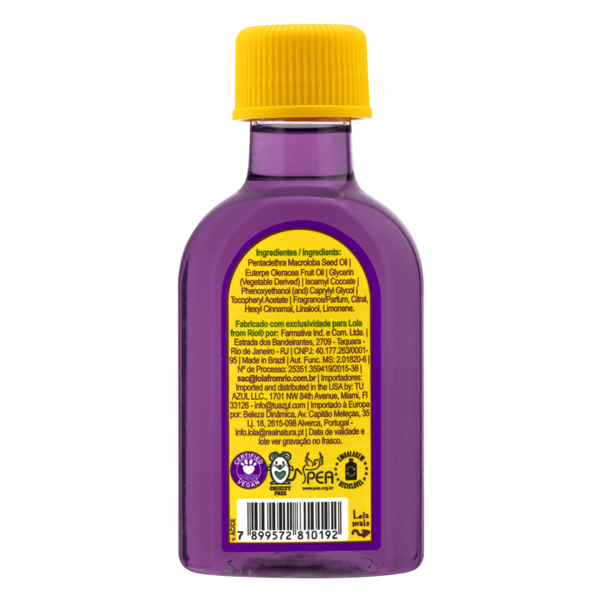 Lola from Rio Pinga Açai & Pracaxi Oil 50 ml