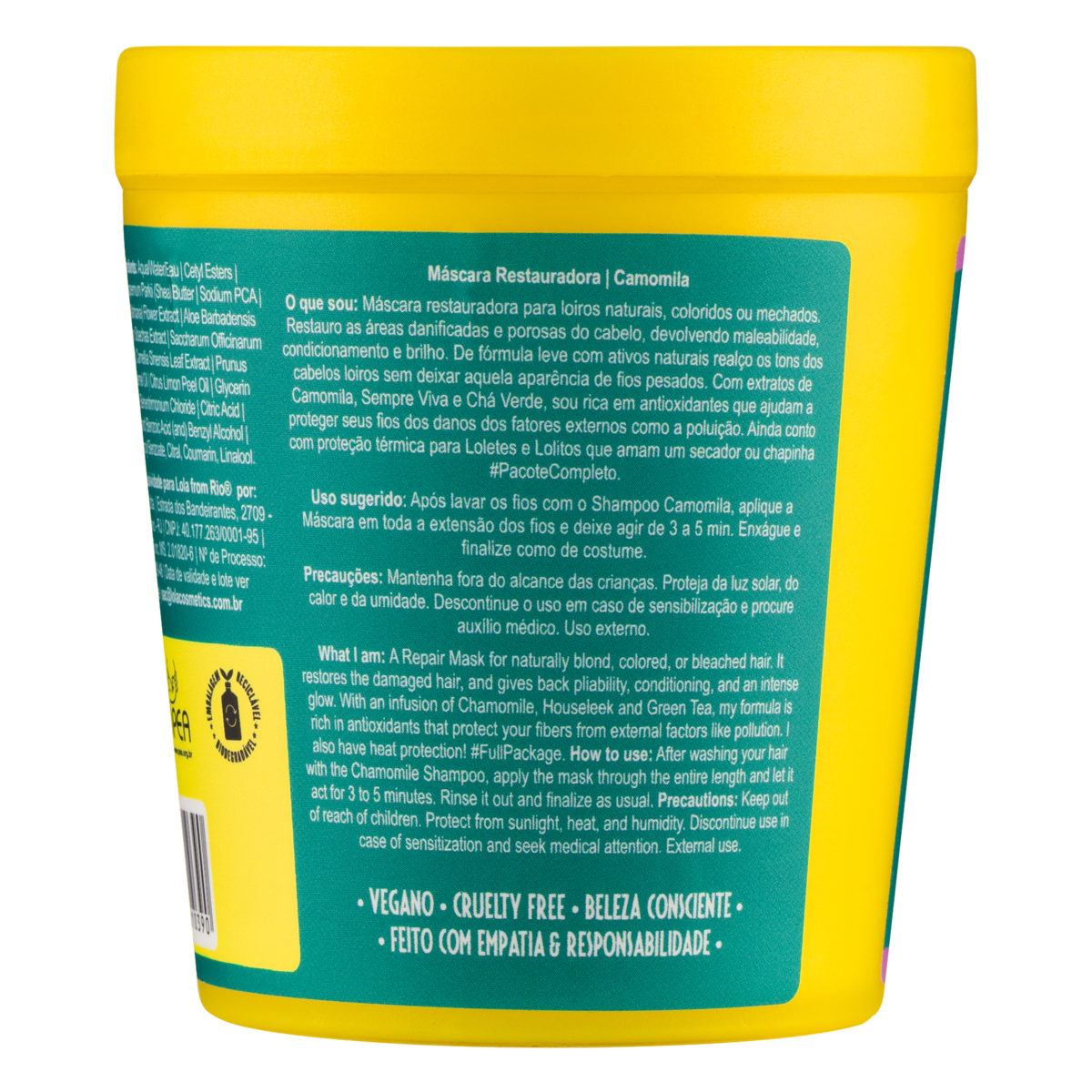 Lola from Rio Camomila Repair Blonde Mask 230 g