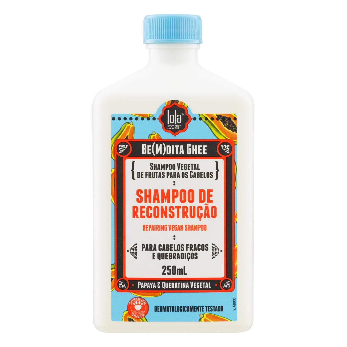 Lola from Rio Be(m)dita Ghee Repair Shampoo with Papaya & Plant Keratin 250 ml