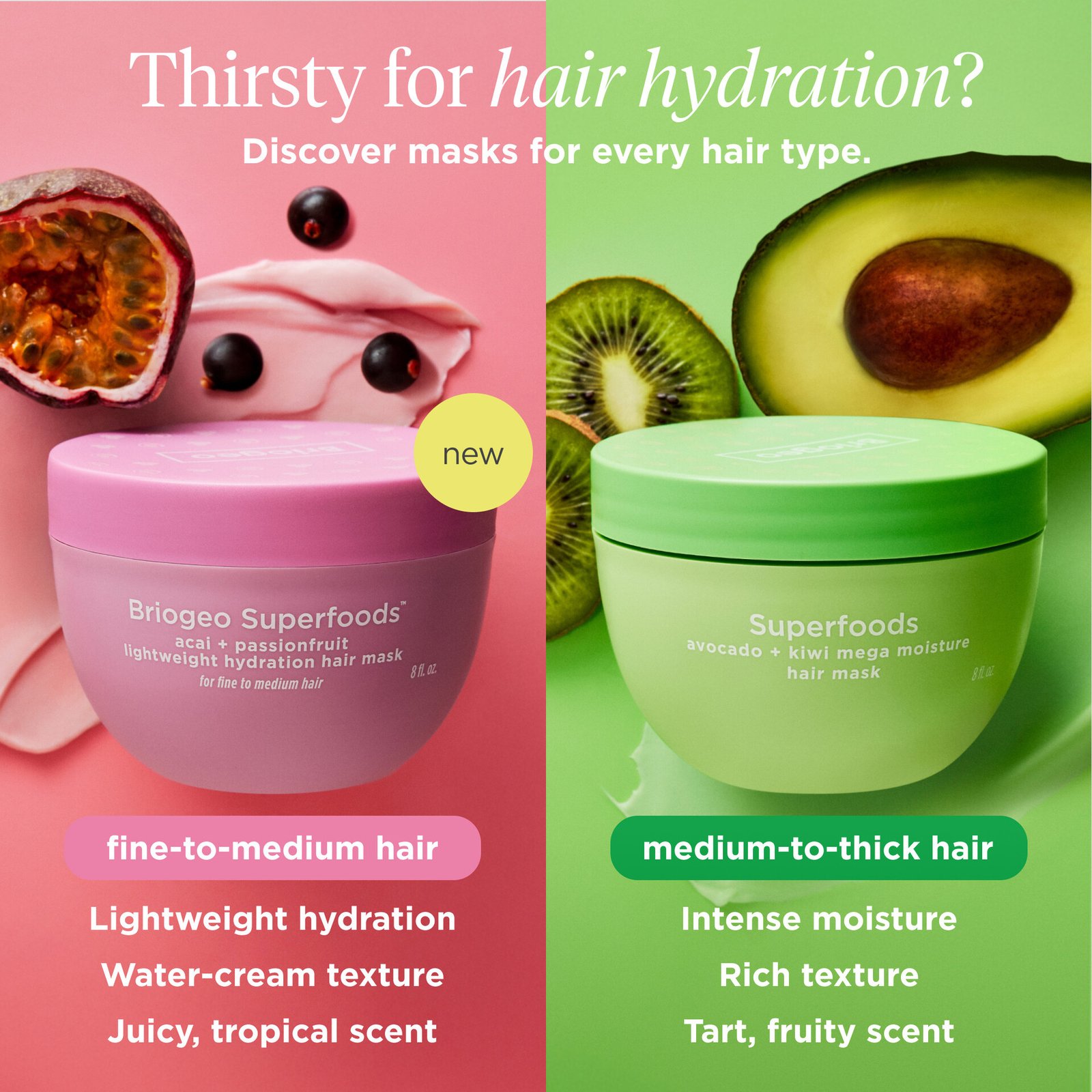 Briogeo Superfoods™ Lightweight Hydration Hair Mask 240 ml