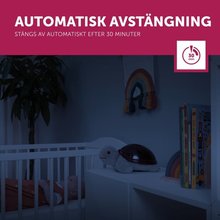 Tim the Turtle Speldosa/Nattlampa