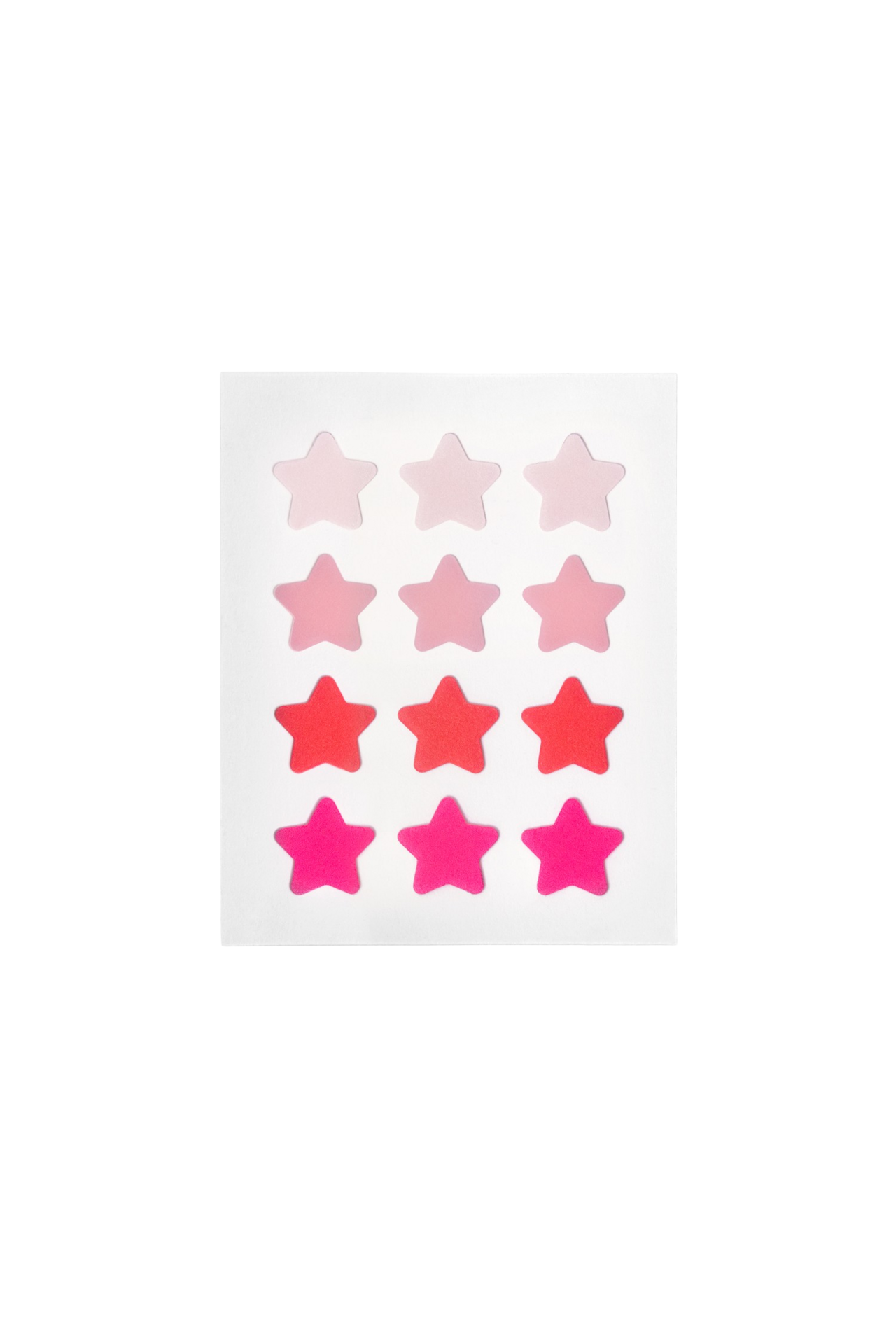 Peggy World Blemish Patches Hearts and Stars Pink 24 st