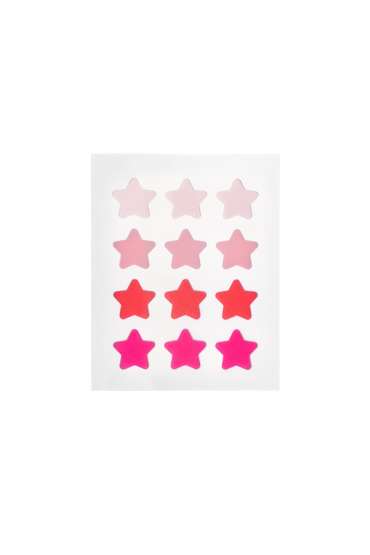 Peggy World Blemish Patches Hearts and Stars Pink 24 st