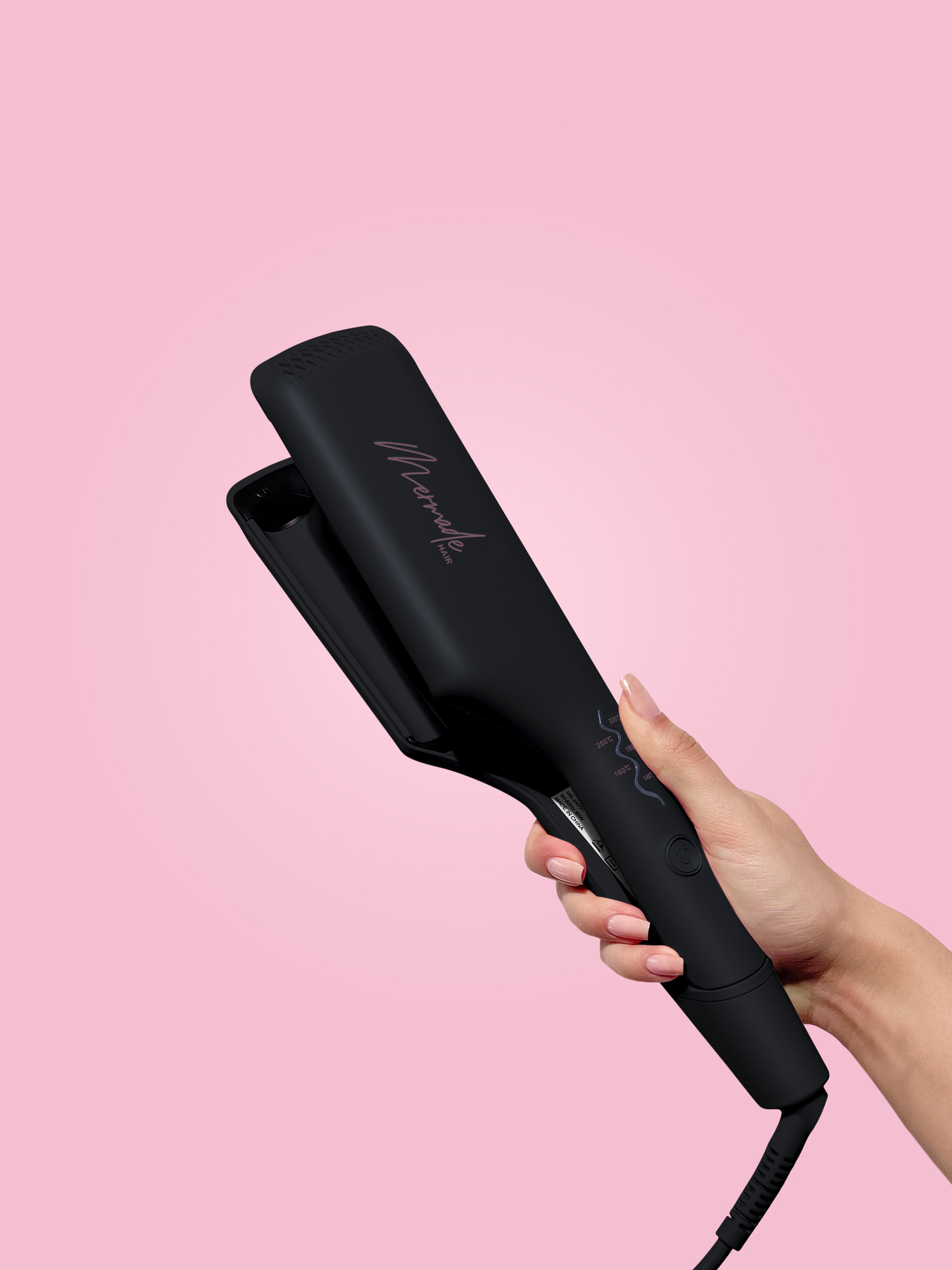 Mermade Double Waver Black Vågtång 1 st