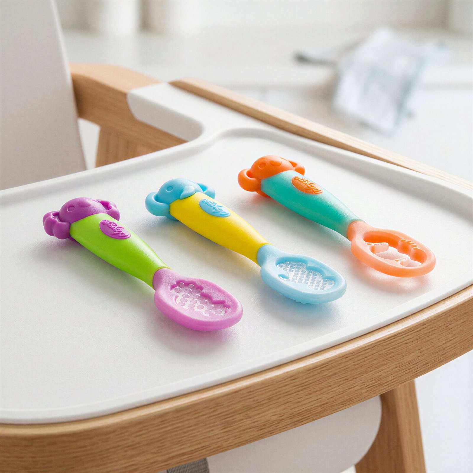 Playgro Scoop-a-Doo Spoons 4 mån+ 3 st