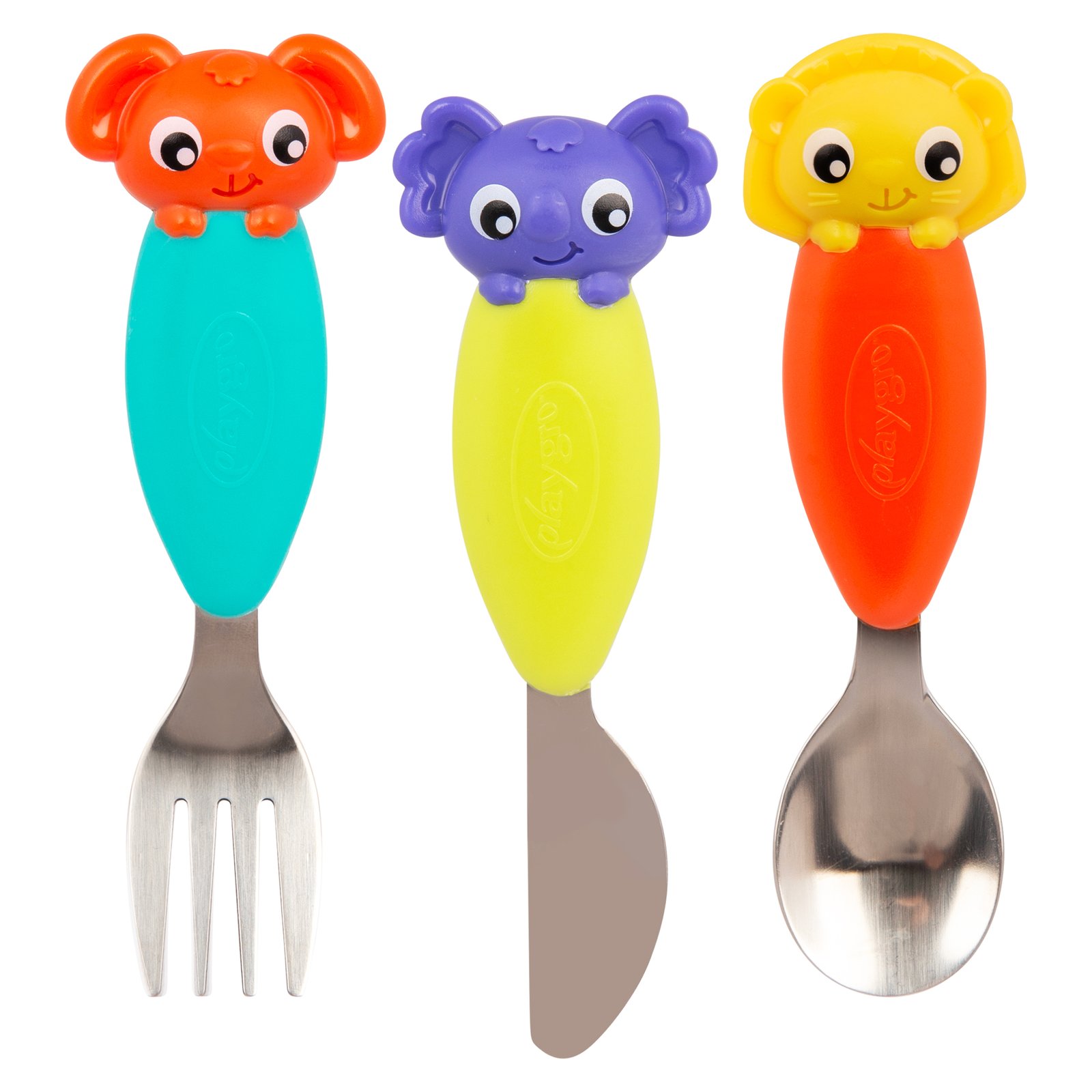 Playgro Stainless Steel Cutlery Set 12 mån+