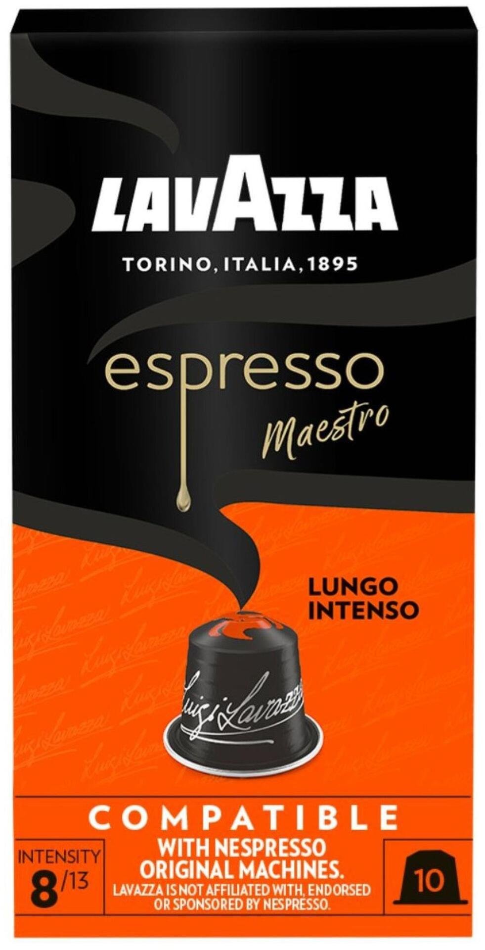 Lavazza Lungo Intenso Kaffekapslar 10-pack