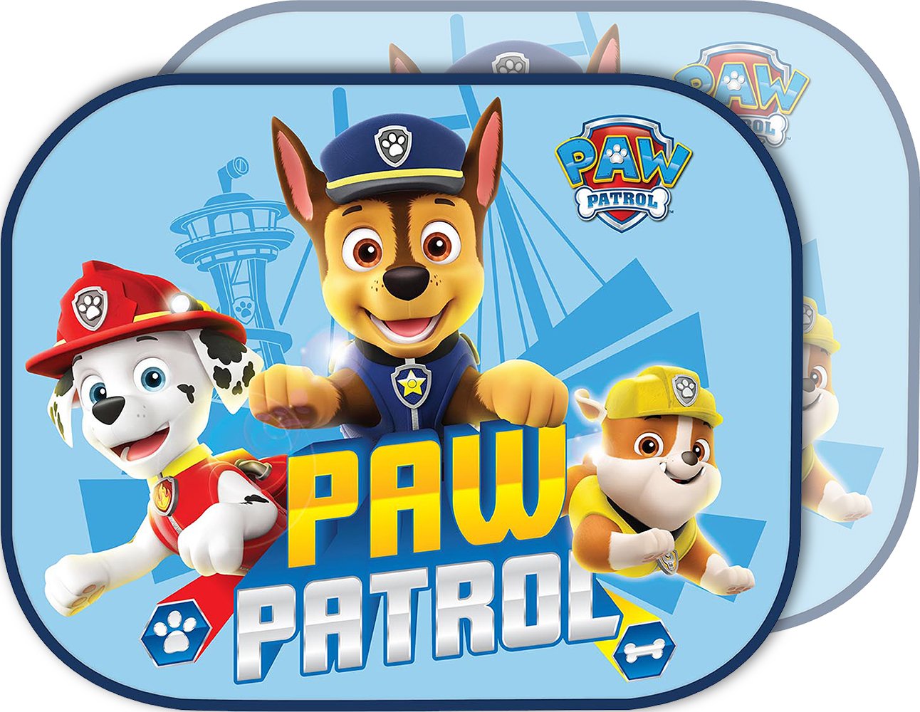 Paw Patrol Solskydd Blue 2 st