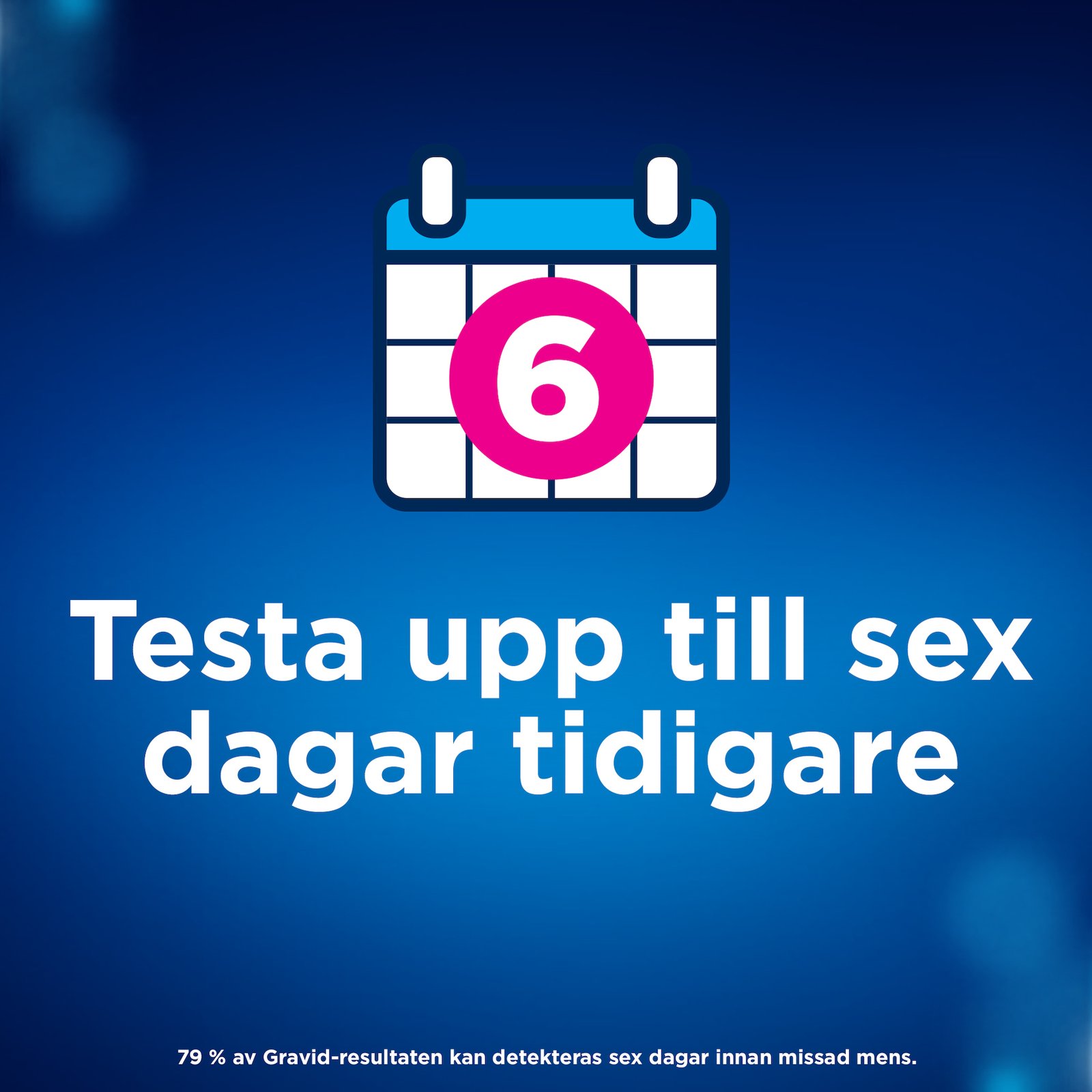 Clearblue Ultratidigt Graviditetstest 6 dagar tidigare 1 st