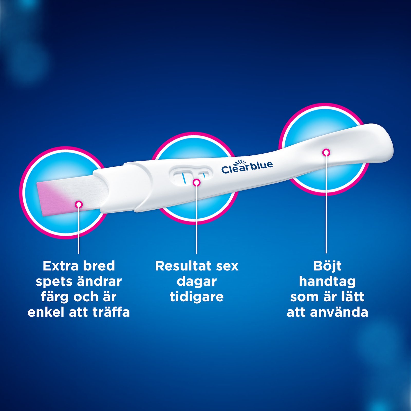 Clearblue Ultratidigt Graviditetstest 6 dagar tidigare 1 st