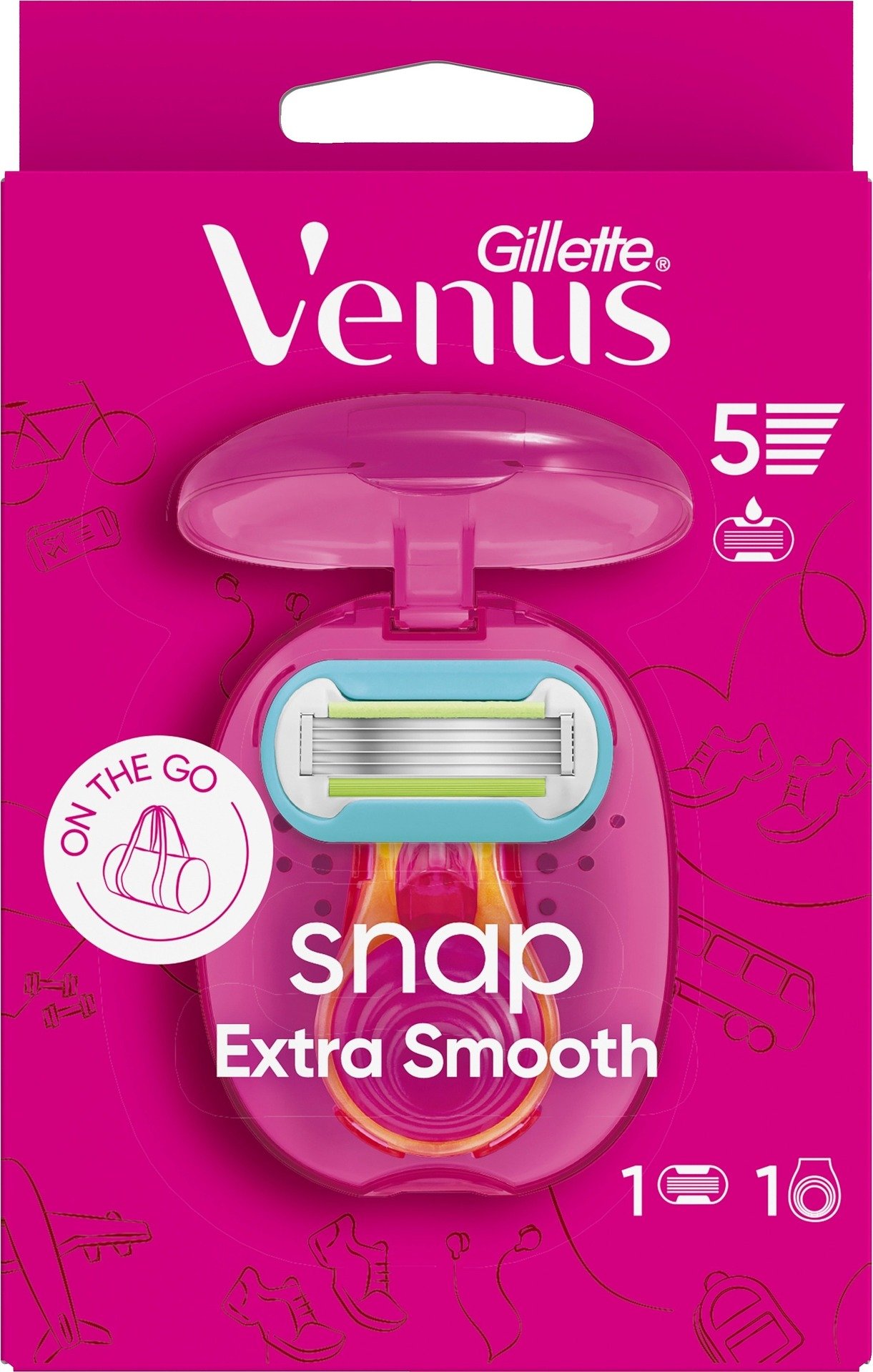 Gillette Venus Extra Smooth Snap Rakhyvel Och 1 st Rakblad