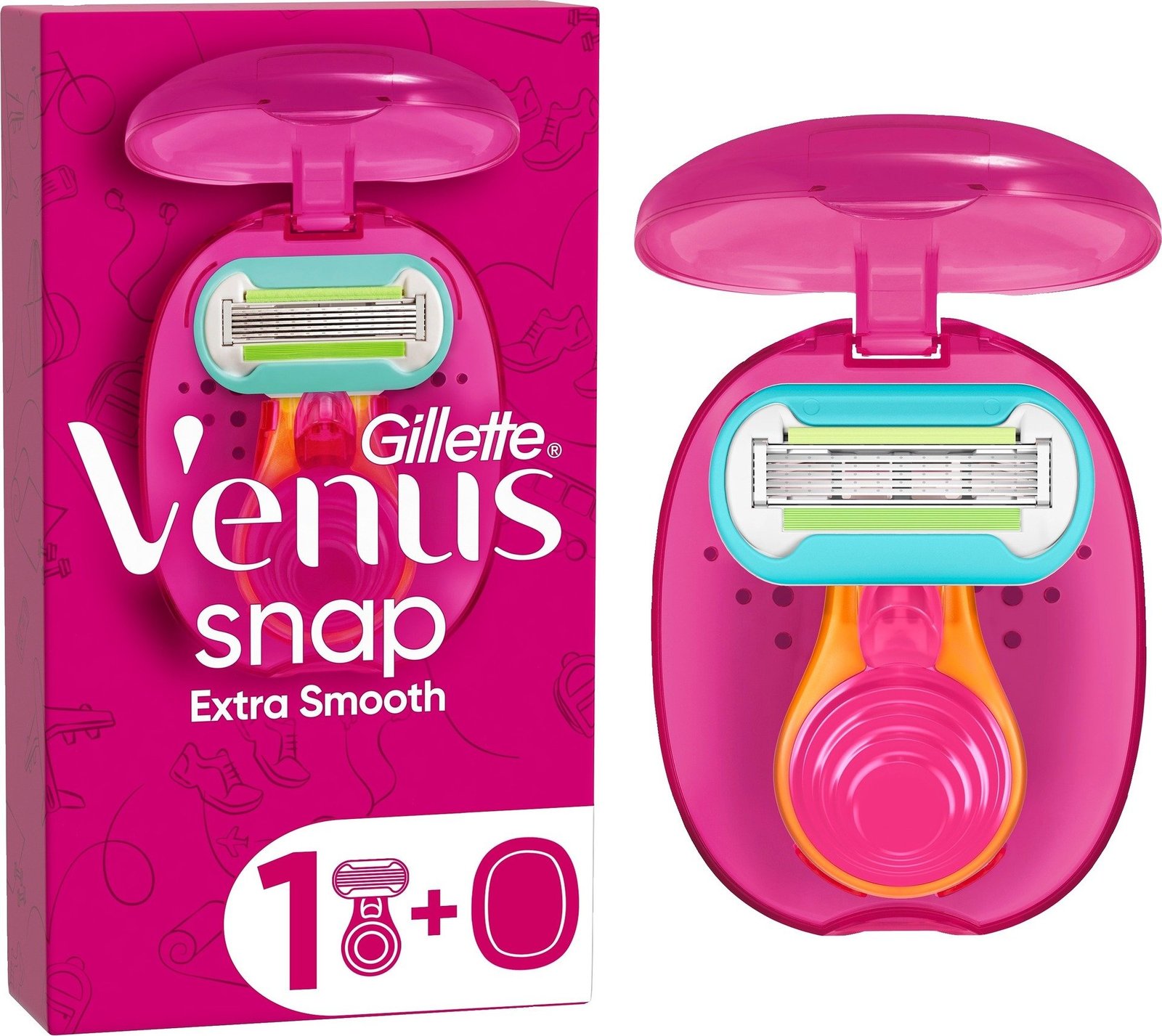 Gillette Venus Extra Smooth Snap Rakhyvel Och 1 st Rakblad