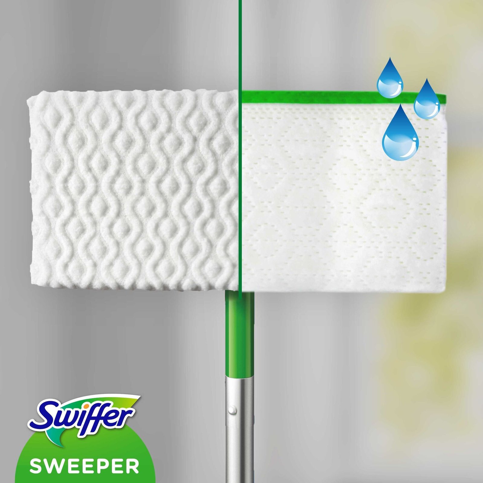 Swiffer Sweeper Startkit 1 mopp, 8 torra rengöringsdukar & 3 fuktiga golvdukar