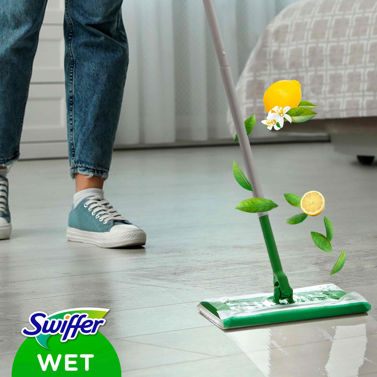 Swiffer Sweeper Fuktiga Refilldukar Citrus 10 st