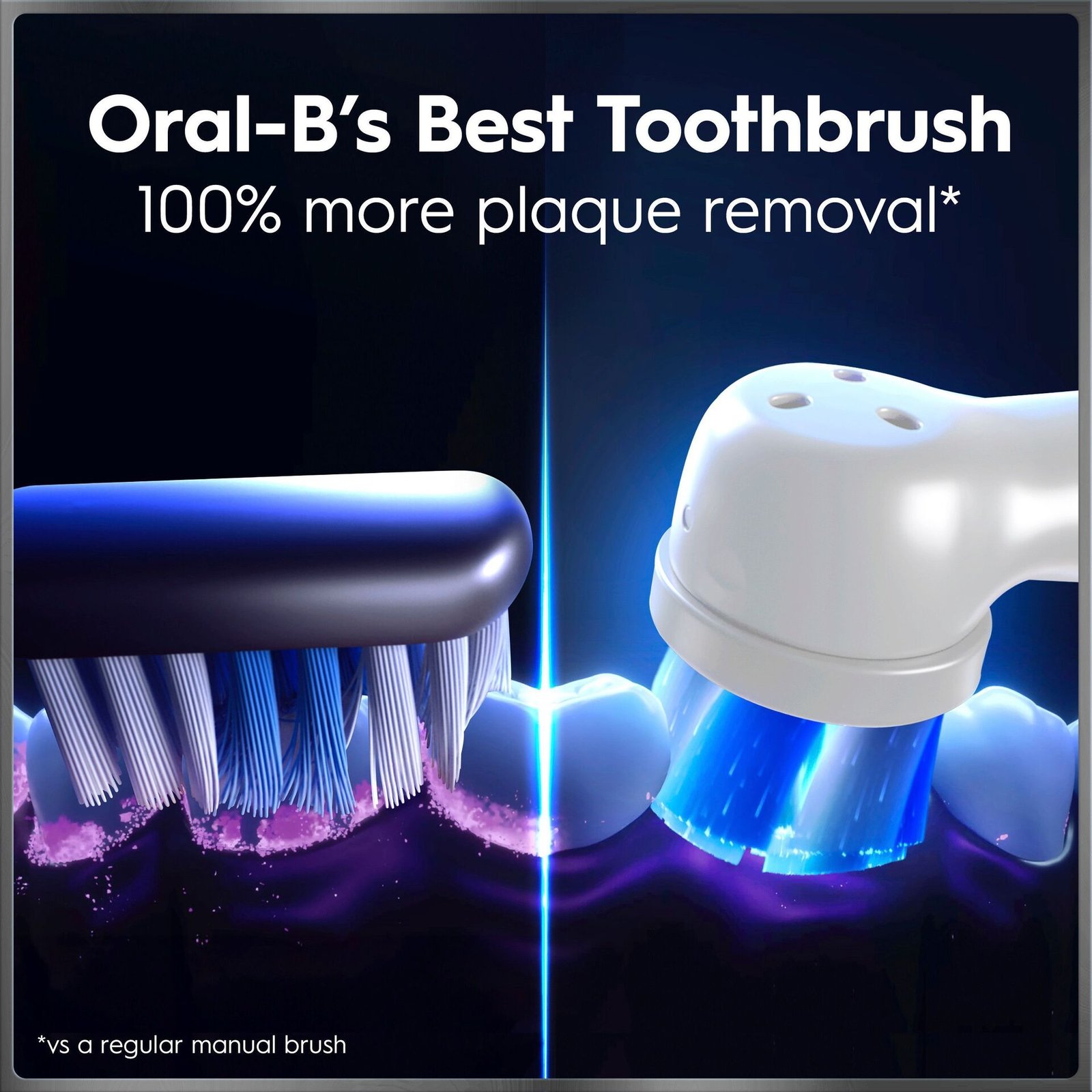 Oral-B iO10 Eltandborste Vit 1 Tandborsthuvud, Resefodral med laddare & Hållare till borsthuvud