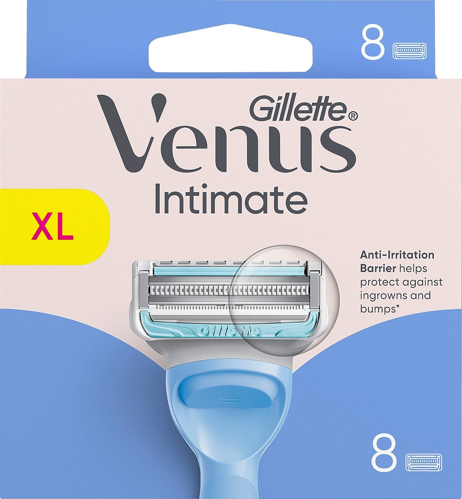 Gillette Venus Intimate Rakblad för Intimområdet 8 st